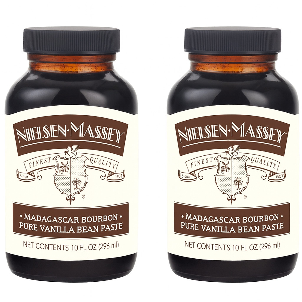 2 PACK – Nielsen-Massey Madagascar Bourbon Pure Vanilla Bean Paste – Large 10 Oz