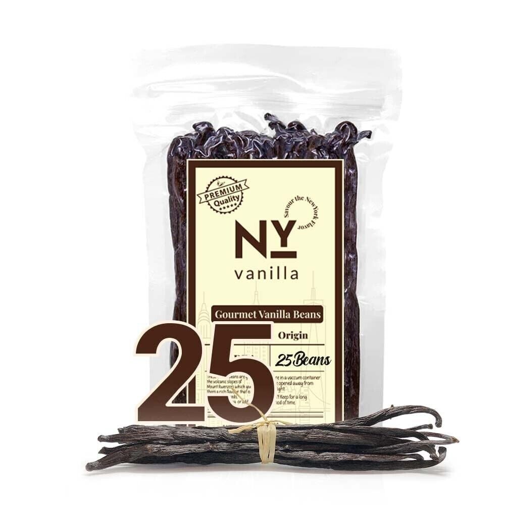 25 Vanilla Beans, Vanilla Bean Pods, Vanilla Bean For Making Vanilla Extract