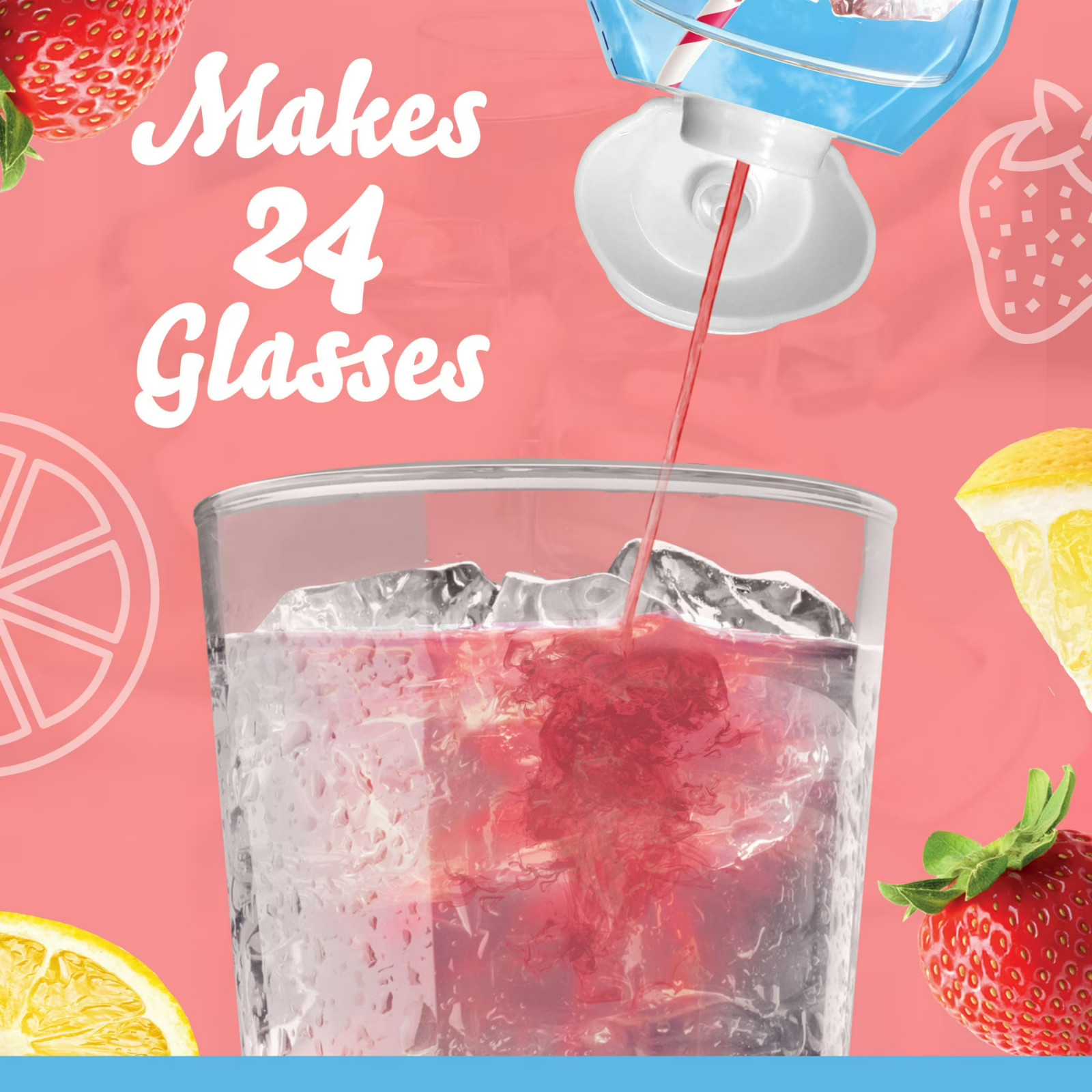 (2 pack) Crystal Light Liquid Strawberry Lemonade Naturally Flavored Drink Mix