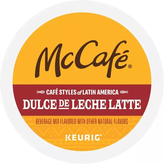McCafé Dulce De Leche Latte Medium Roast Coffee K Cups – Pack of 120 Pods