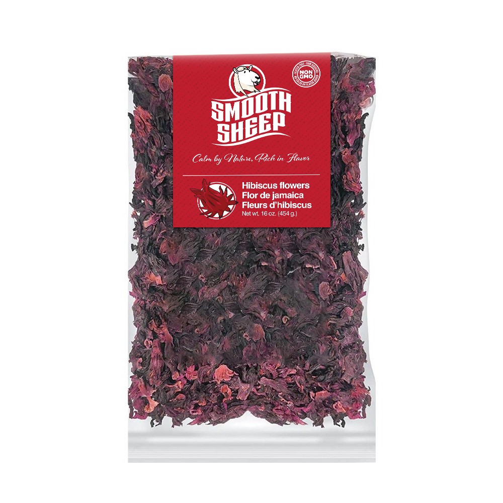 Smooth Sheep 1 LB 100% Premium Dried Hibiscus Flowers Tea,Jaimaica Tea