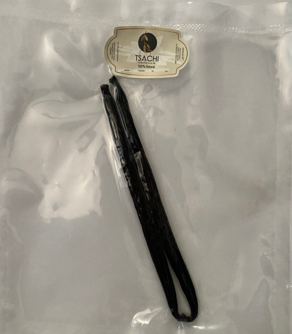 Tsachi tahitian grade A vanilla bean from Ecuador 2 count