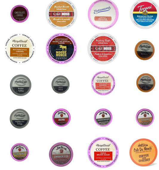Build Your Own Custom Keurig K-Cup Coffee Variety Sampler – 100’s of Flavors