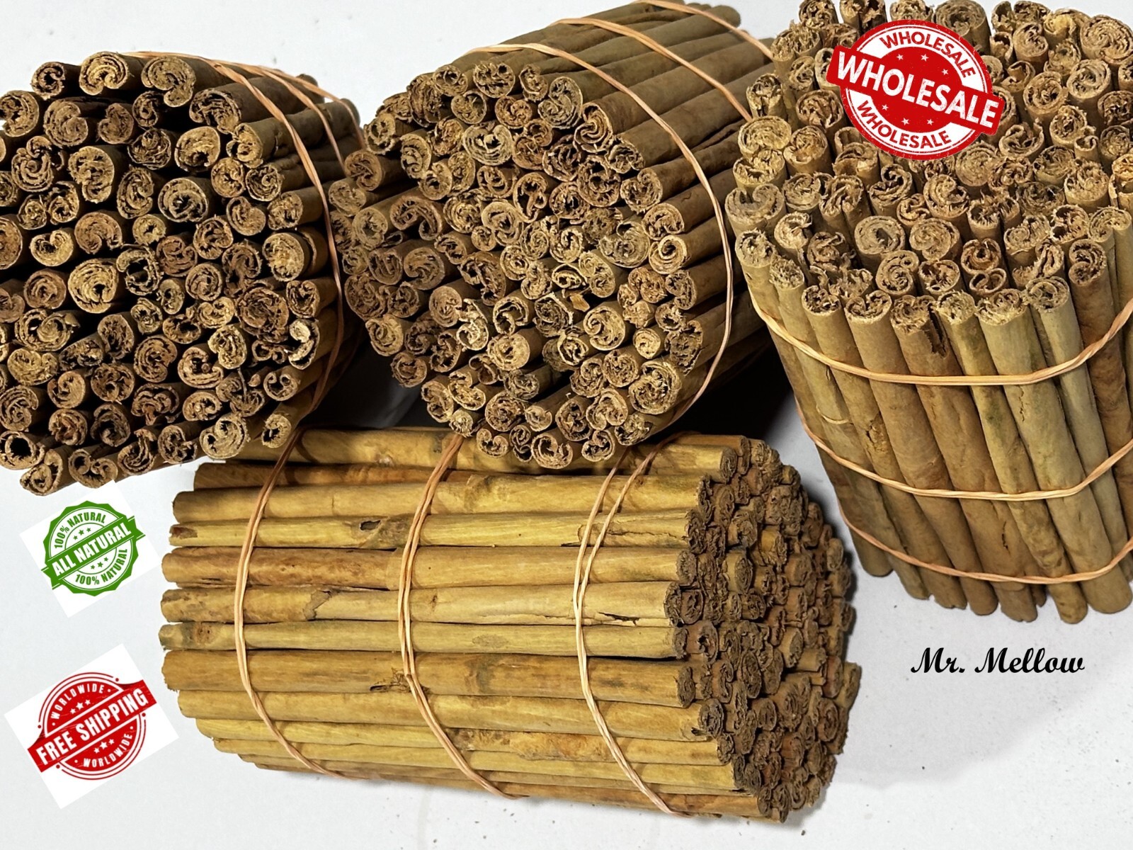 New Cinnamon Stick ALBA 100% Pure Natural Sri Lanka (Ceylon) Spice | Mr. Mellow