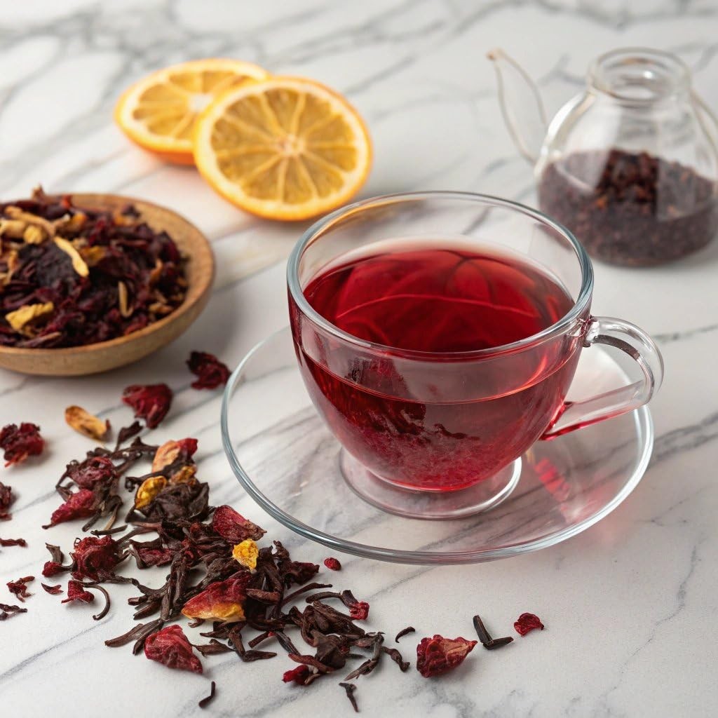 , Premium 140 Hibiscus Flowers Tea Bags, 100% Natural, Handmade & Pure from Hibi