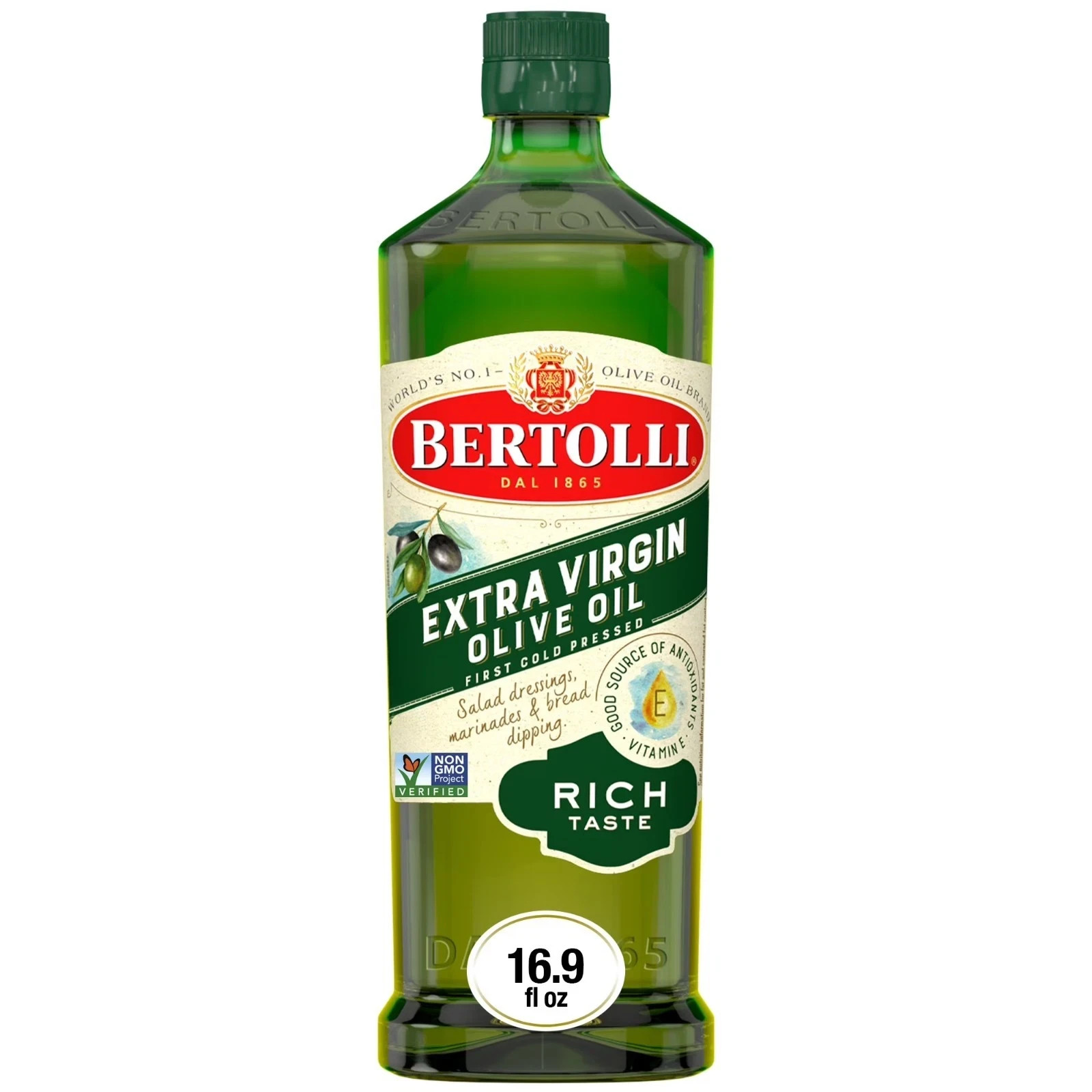 Extra Virgin Olive Oil New Harvest Polyphenol Rich Moroccan Non-GMO 16.9 fl oz..