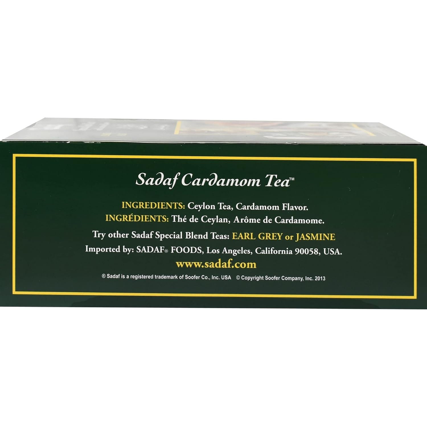 Cardamom Ceylon Black Tea Bags 100 Count Individually Wrapped Sri Lanka
