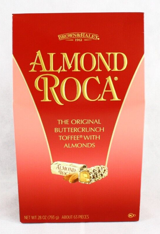 Brown & Haley Almond Roca Buttercrunch Toffee 28 Oz New Free Shipping