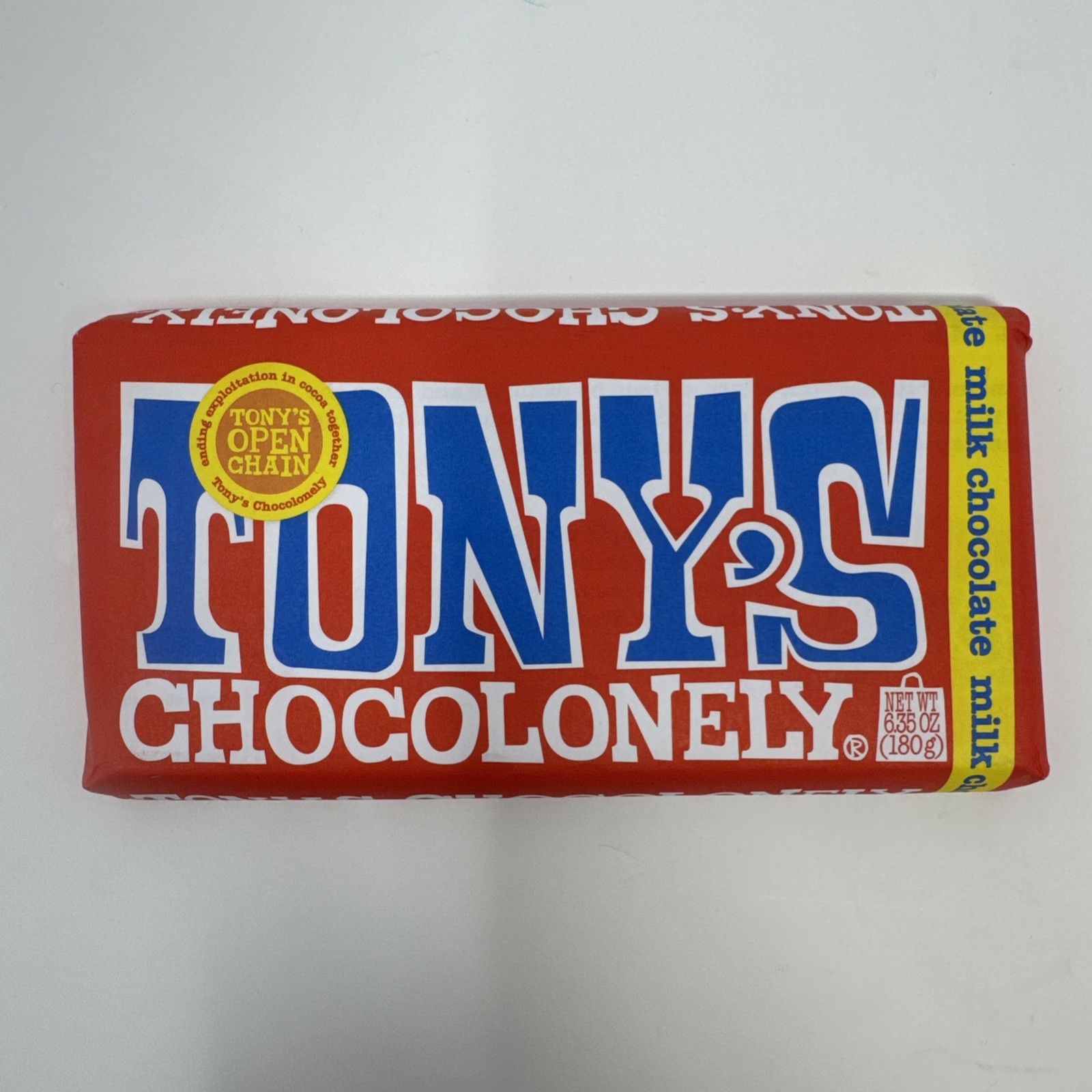 10 Tony’s Chocolonely Milk Chocolate Bars , 6.35 oz Each , Best By 3/26/27