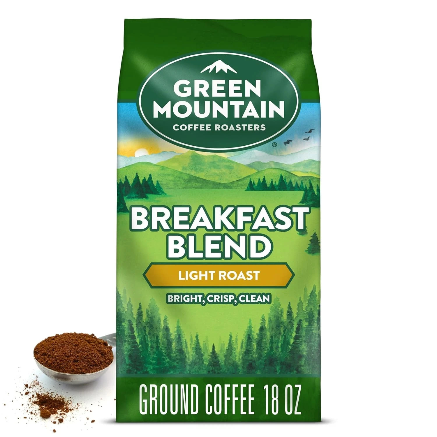 Breakfast Blend, Ground Coffee, Bagged 18 Oz