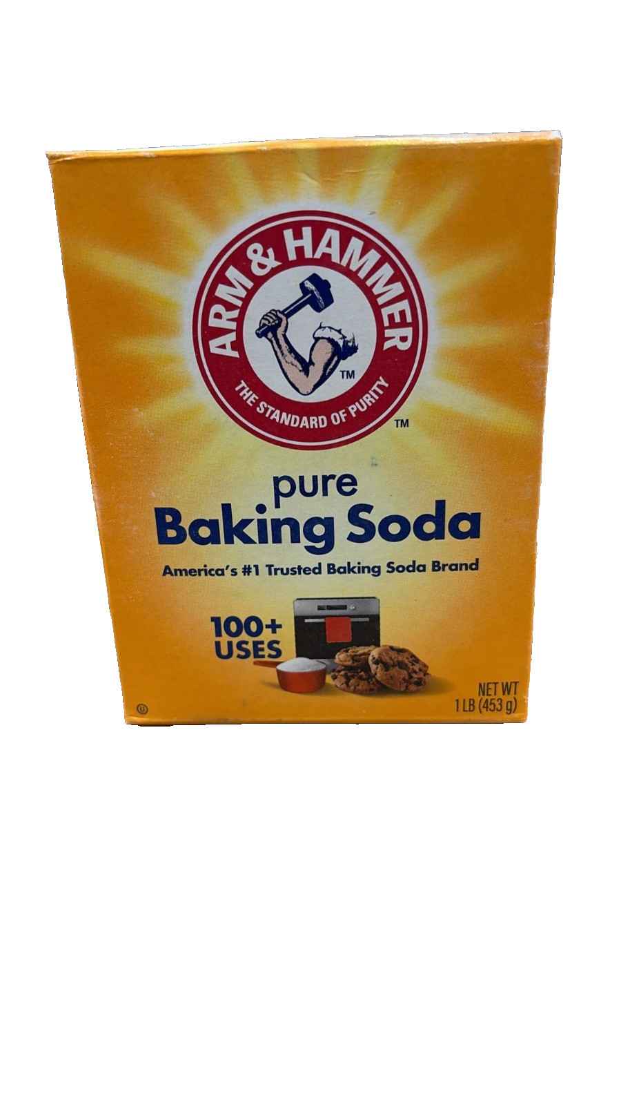 Arm & Hammer Pure Baking Soda Box 16 oz (1 lb)