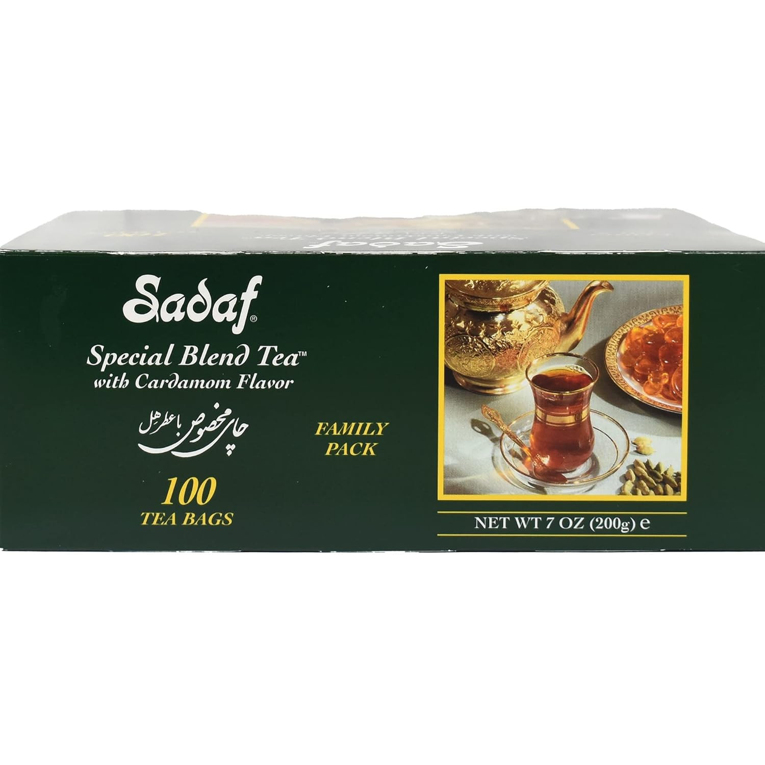 Cardamom Ceylon Black Tea Bags 100 Count Individually Wrapped Sri Lanka