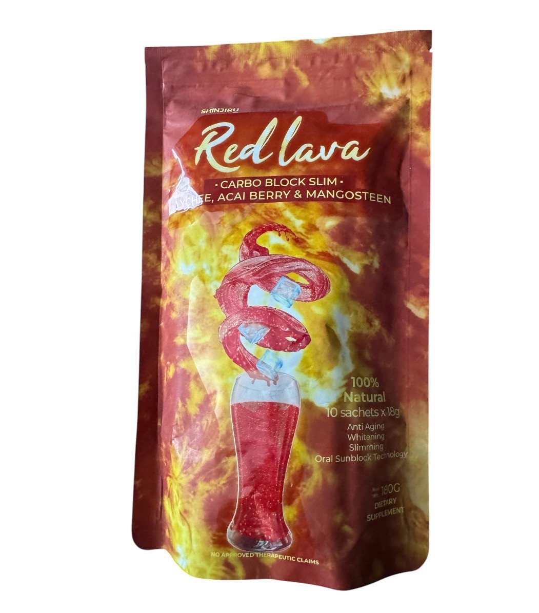 RED LAVA CARBO BLOCK SLIM Juice (10sachetsx18g)
