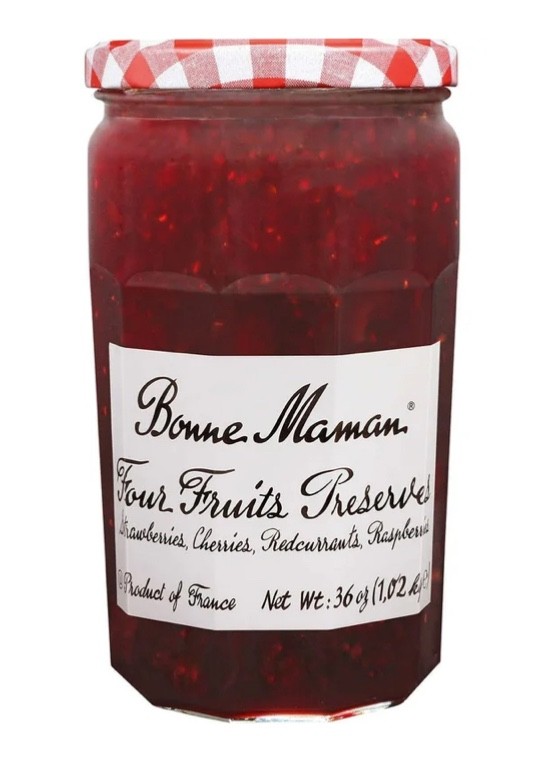 Bonne Maman Four Fruits Preserve, 36 Ounce
