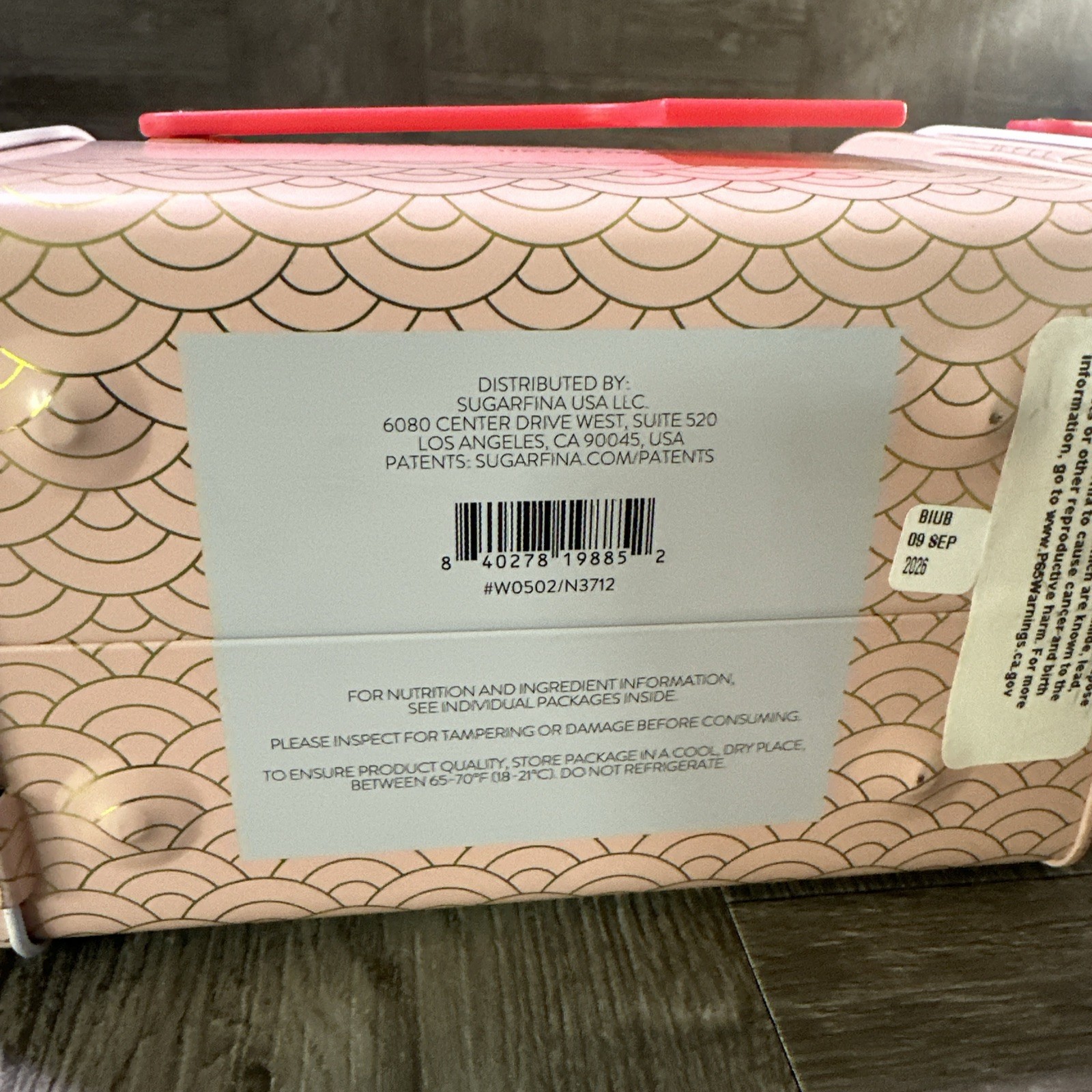 Sugarfina Mailbox Valentines Day
