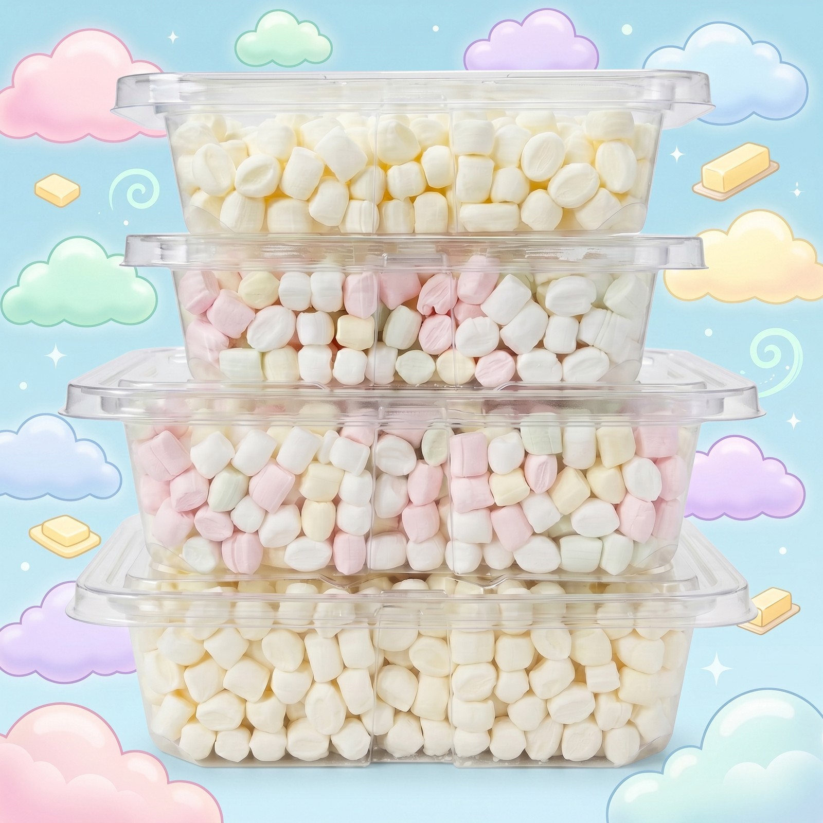 Nostalgic Meltaway Mint Candies, Choose Pastel Mint or Creamy Butter Mint | 8 oz