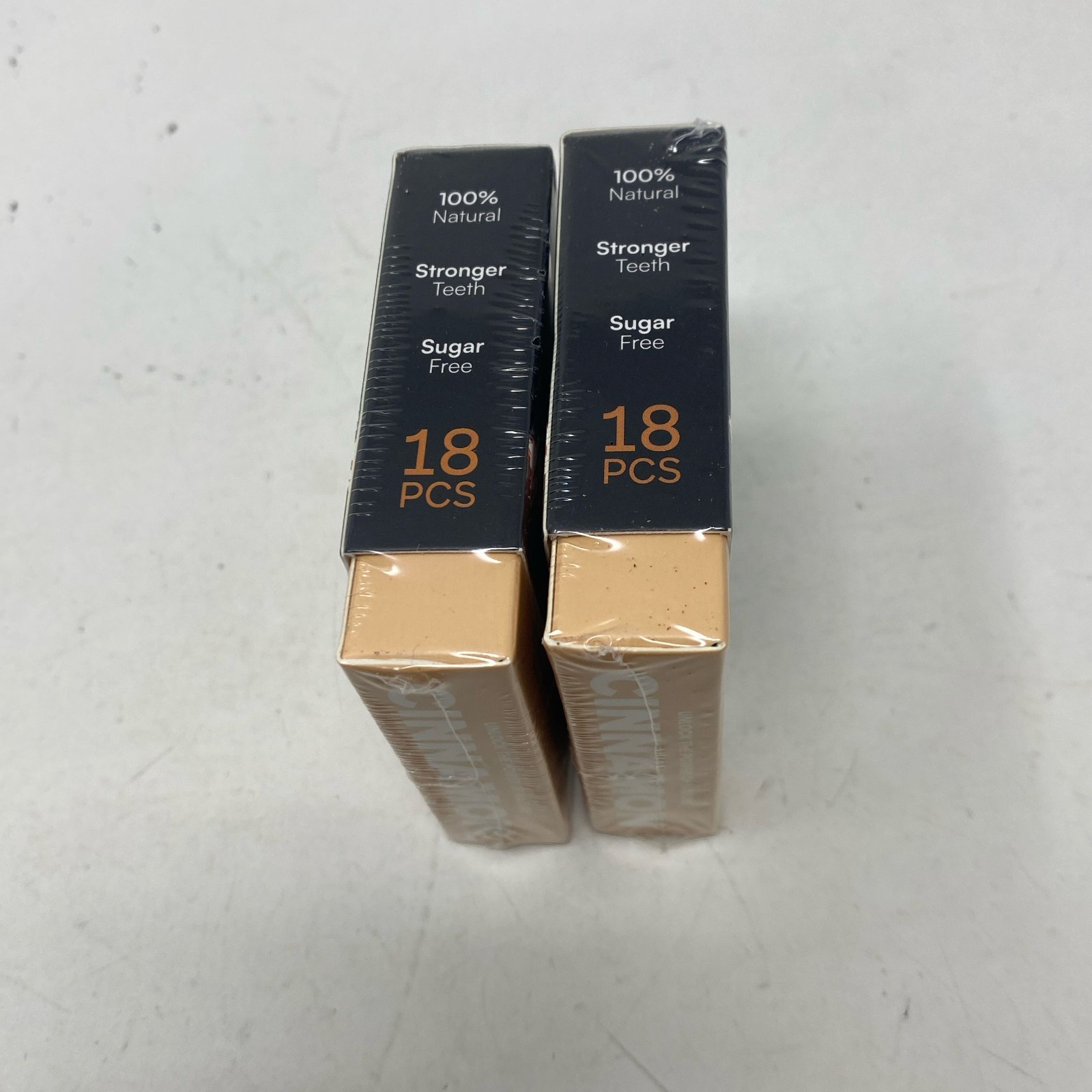 Larineco Remineralizing Gum Cinnamon 18ct 2 Pack Plastic-Free