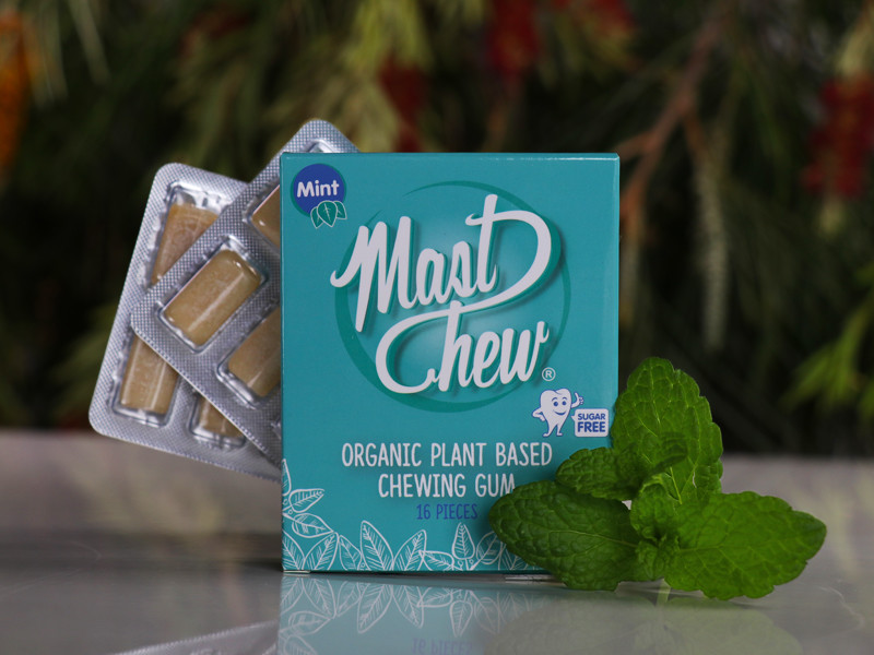 Mast Chew Organic Mastic Gum – Mint, Sugar & Plastic Free 16 Pieces