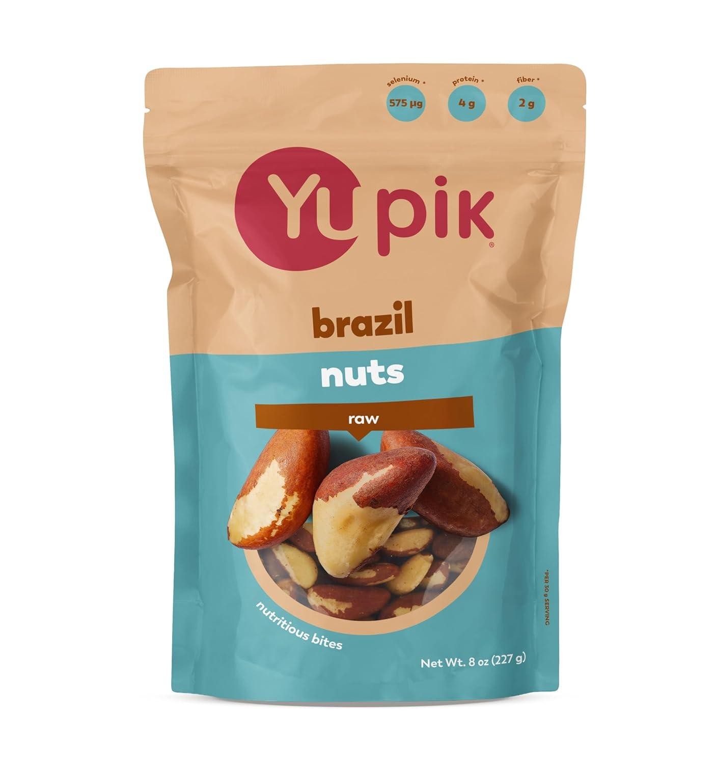 Raw Brazil Nuts, 8 Oz, Gluten-free, Kosher, Shelled, Unsalted, Unroasted, Raw Nu