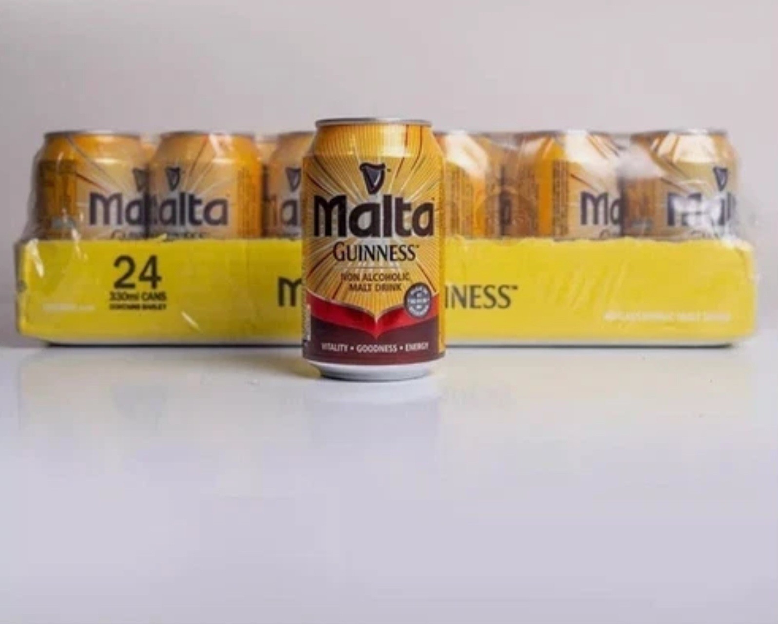 Malta Guinness Non-alcoholic Beverage – 24 Pack