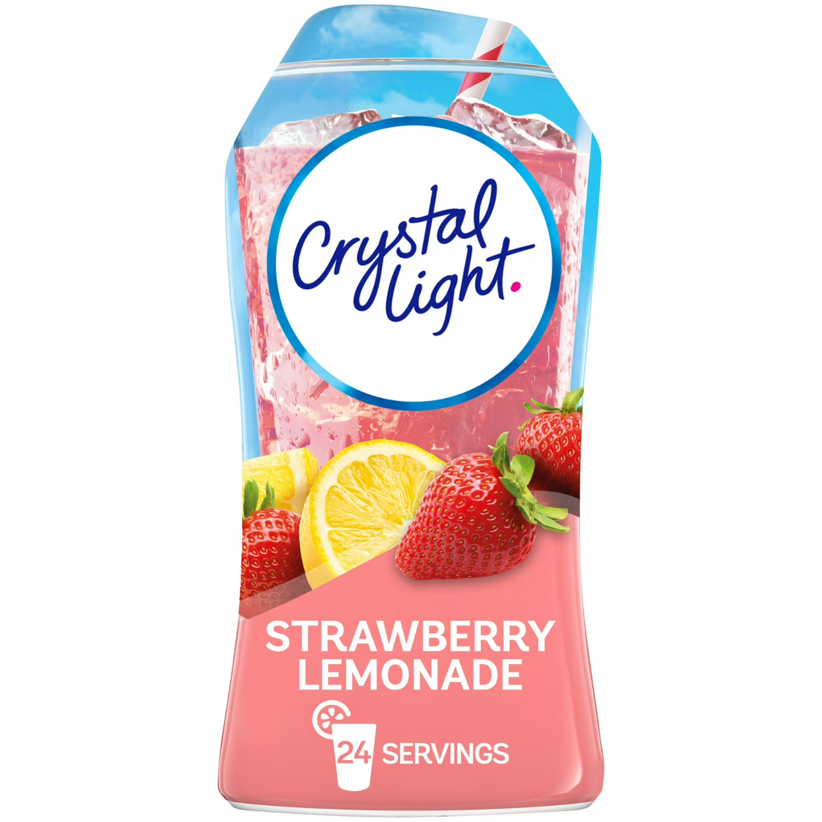 (2 pack) Crystal Light Liquid Strawberry Lemonade Naturally Flavored Drink Mix