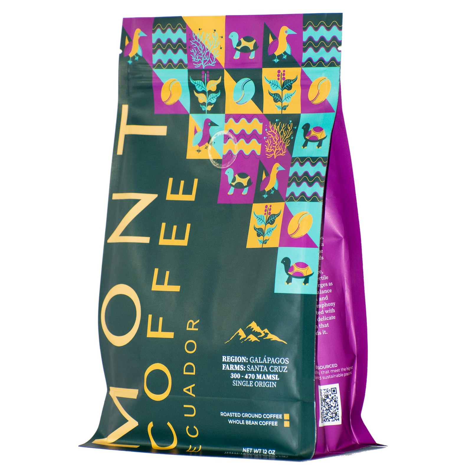 Mont Coffee Ecuador Galapagos Whole Bean 12 oz Medium Roast – Specialty Coffee
