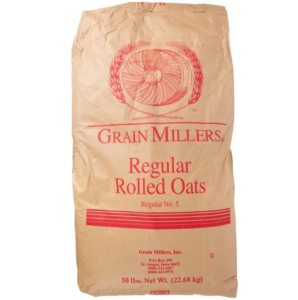 Regular Rolled Oats Thick Bulk Supply Meal Large Quick Grain 50-lbs