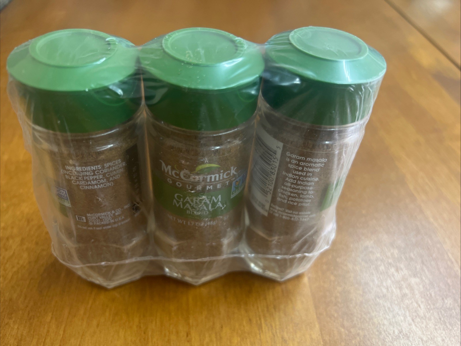 (3) McCormick Gourmet Garam Masala Blend 1.07 Oz Each x3 Exp. 03/16/2026