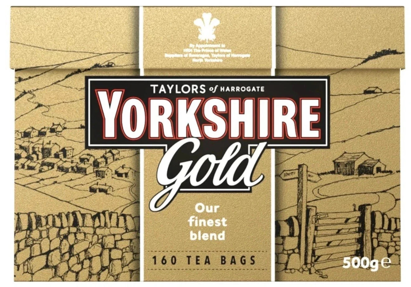 Taylors of Harrogate Yorkshire Gold Black Tea | 160 Tea Bags | 500g