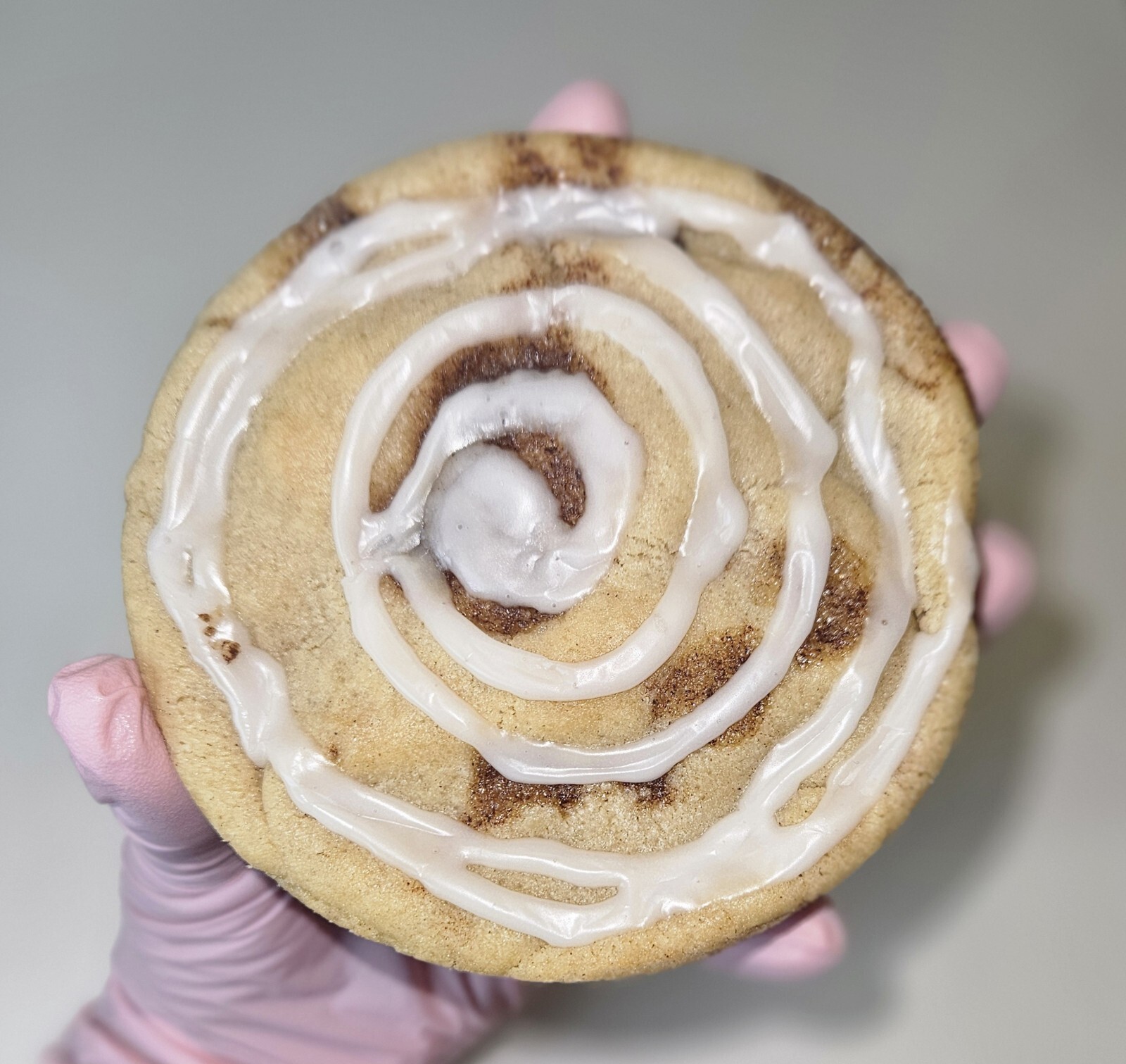 Handmade Fresh Baked Cinmamon Roll Cookies, Giant Cookies, Soft Baked Cookies