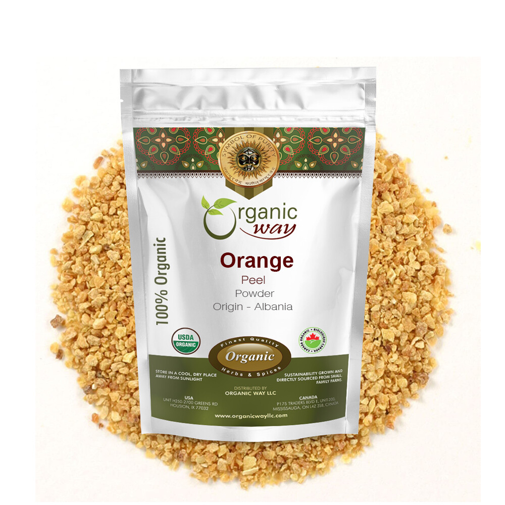 Organic Way Orange Peel Powder – Organic, Kosher & USDA Certified