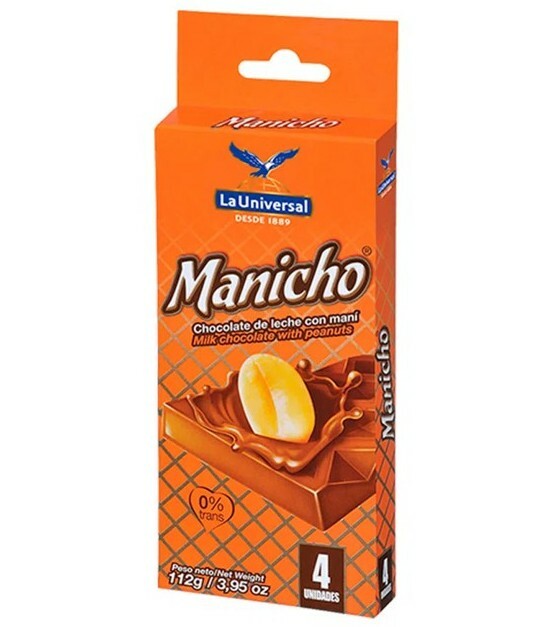 Manicho La Universal Ecuador Dulce Ecuatoriano 0% Grasa Trans 4 Unidades