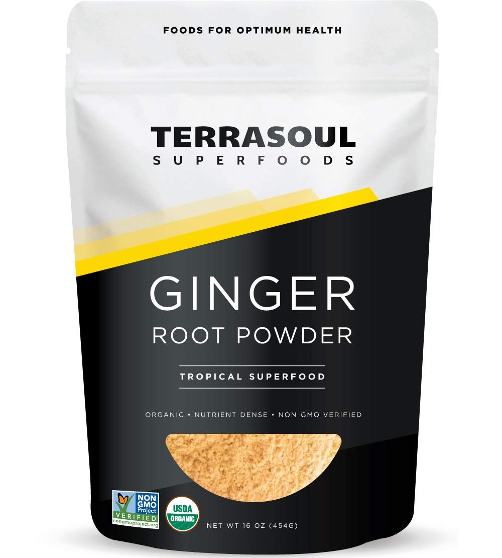 Organic Ginger Powder 1 Lb – Lab-Tested, Raw, Potent Flavor for Cooking