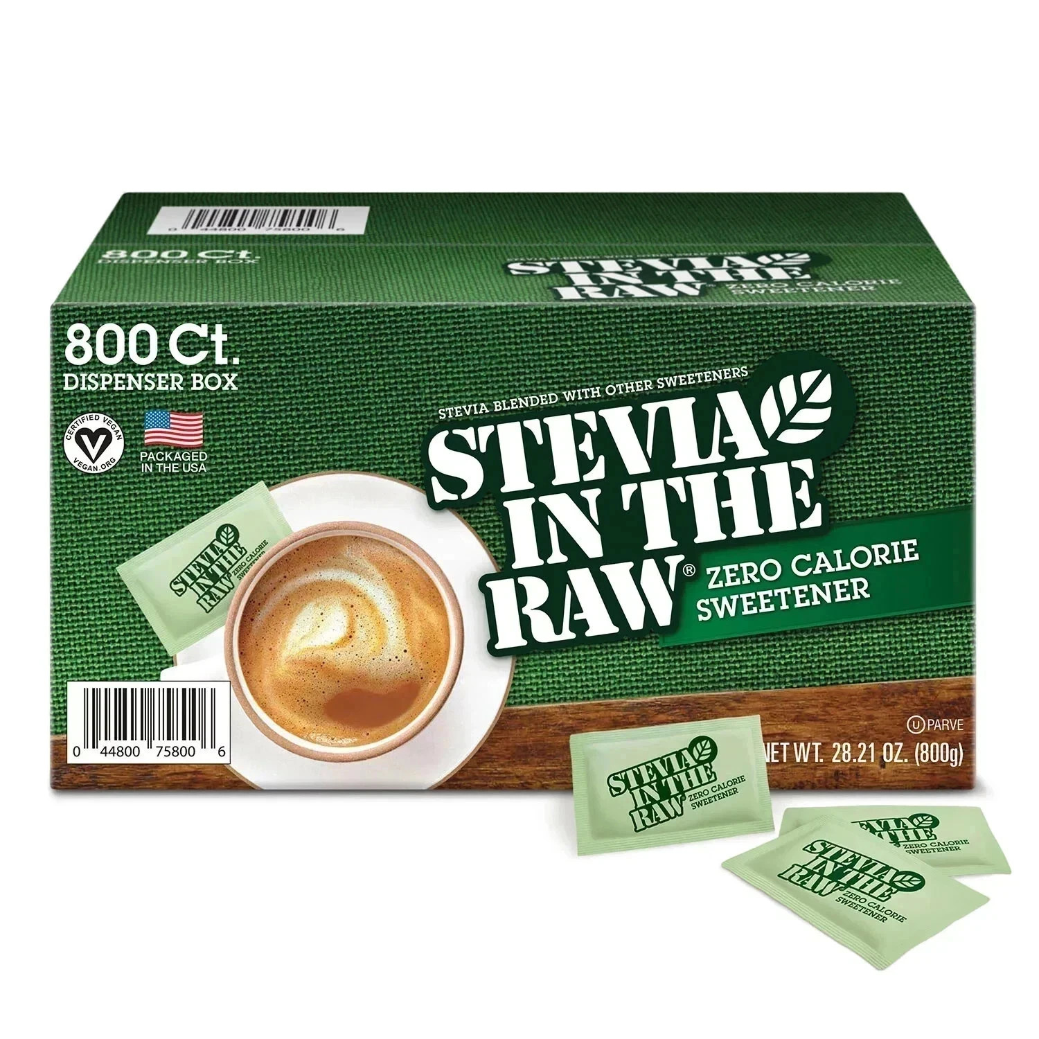 Stevia In The Raw Plant-Based Zero Calorie Sweetener Packets (800 ct.) Free Ship