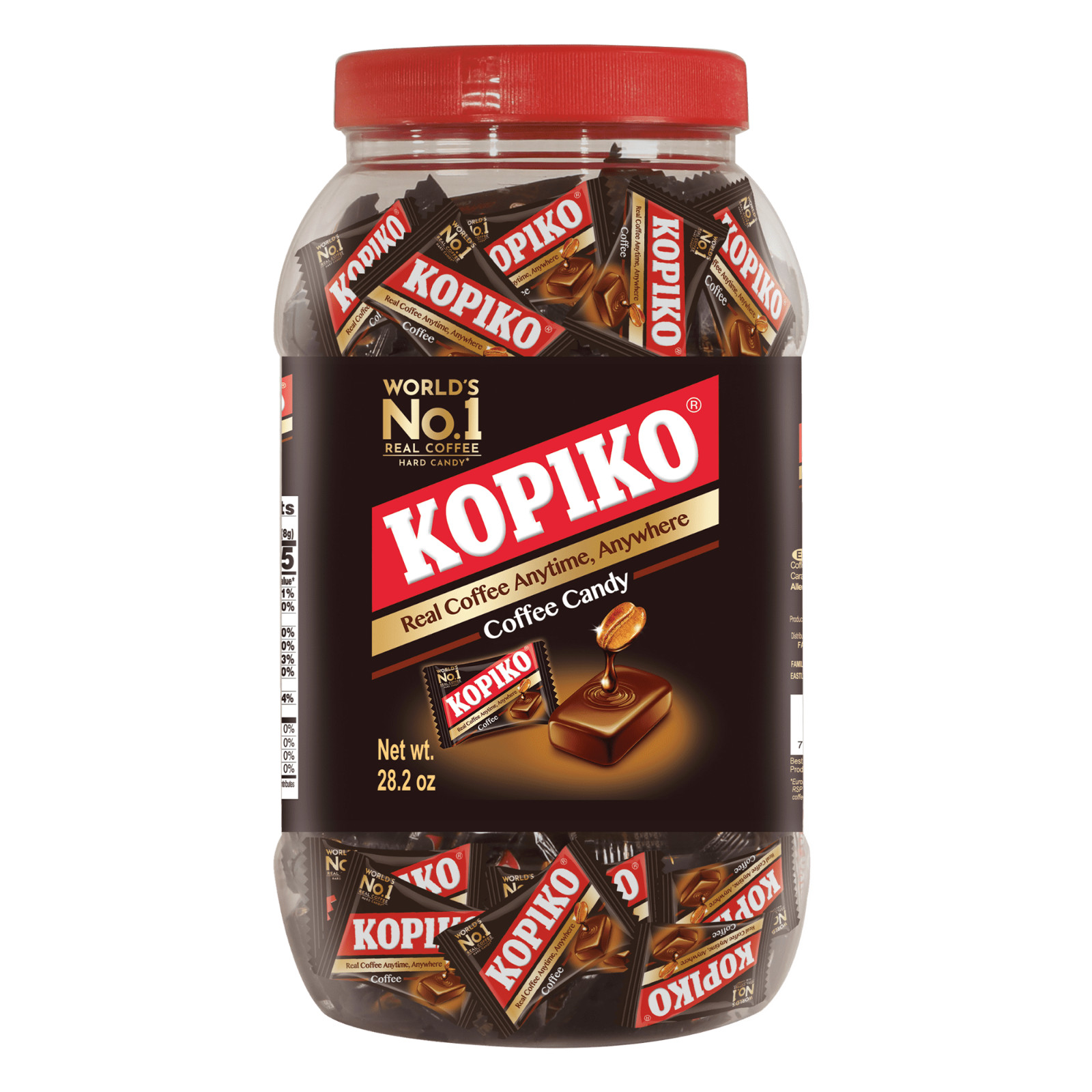 Kopiko Coffee/Cappuccino Candy 28.2 oz Jar Hard Coffee Candy by US SELLER