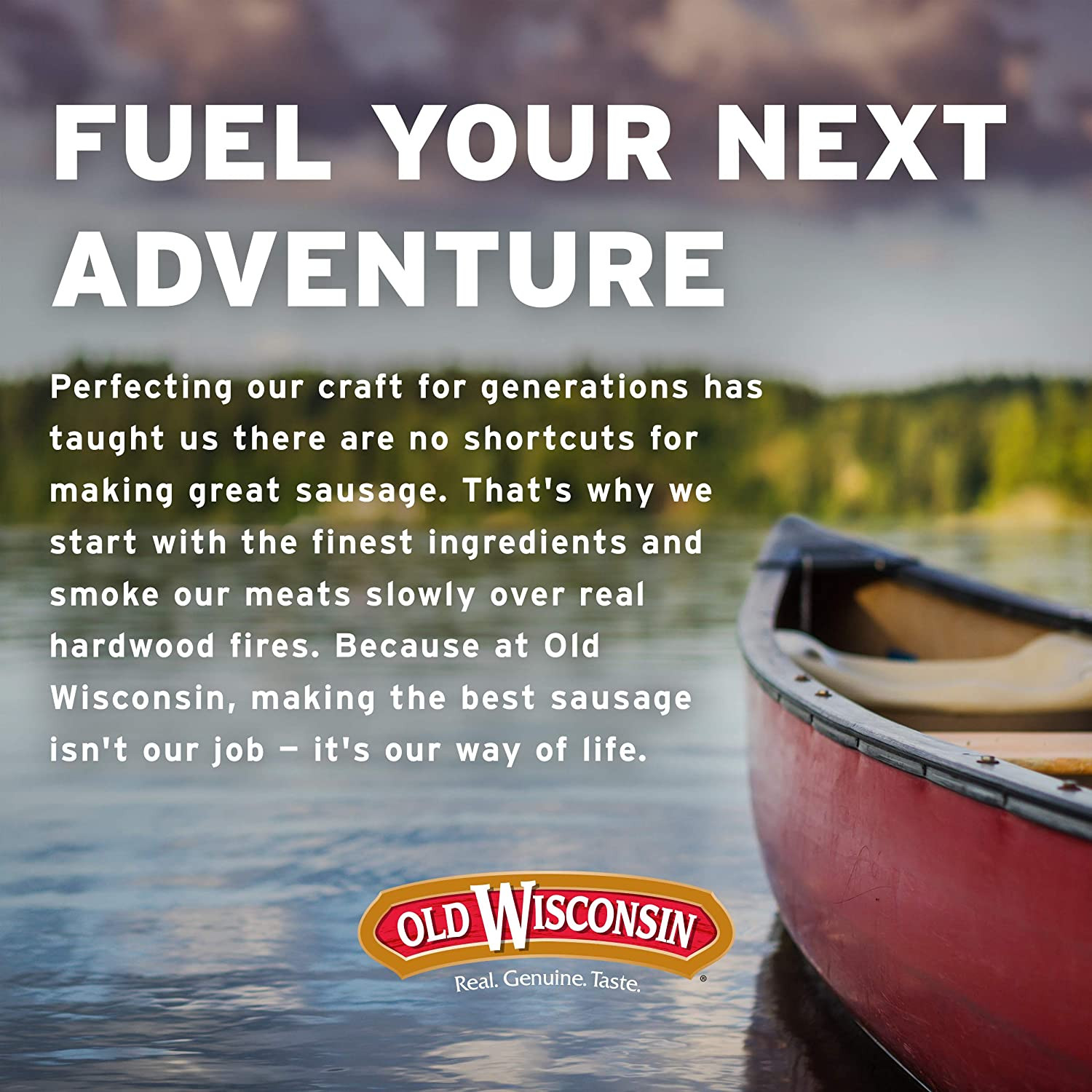 Old Wisconsin Premium Summer Sausage, 100% Natural Meat, Charcuterie, Ready to E