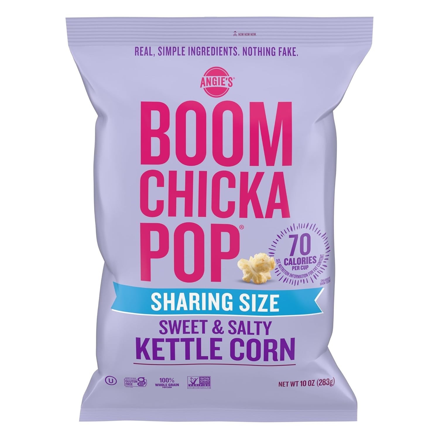 Angie’S Sweet and Salty Kettle Corn Popcorn, Gluten Free, Party Size 10 Oz.
