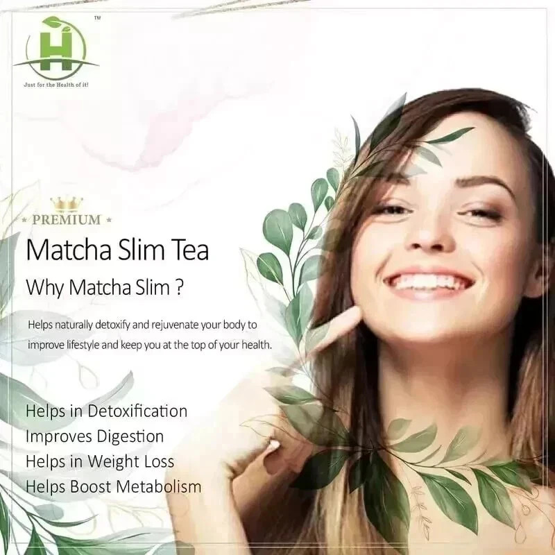 Matcha Slim Green Tea Weight Management High In Antioxidants Detoxifying (50gm)