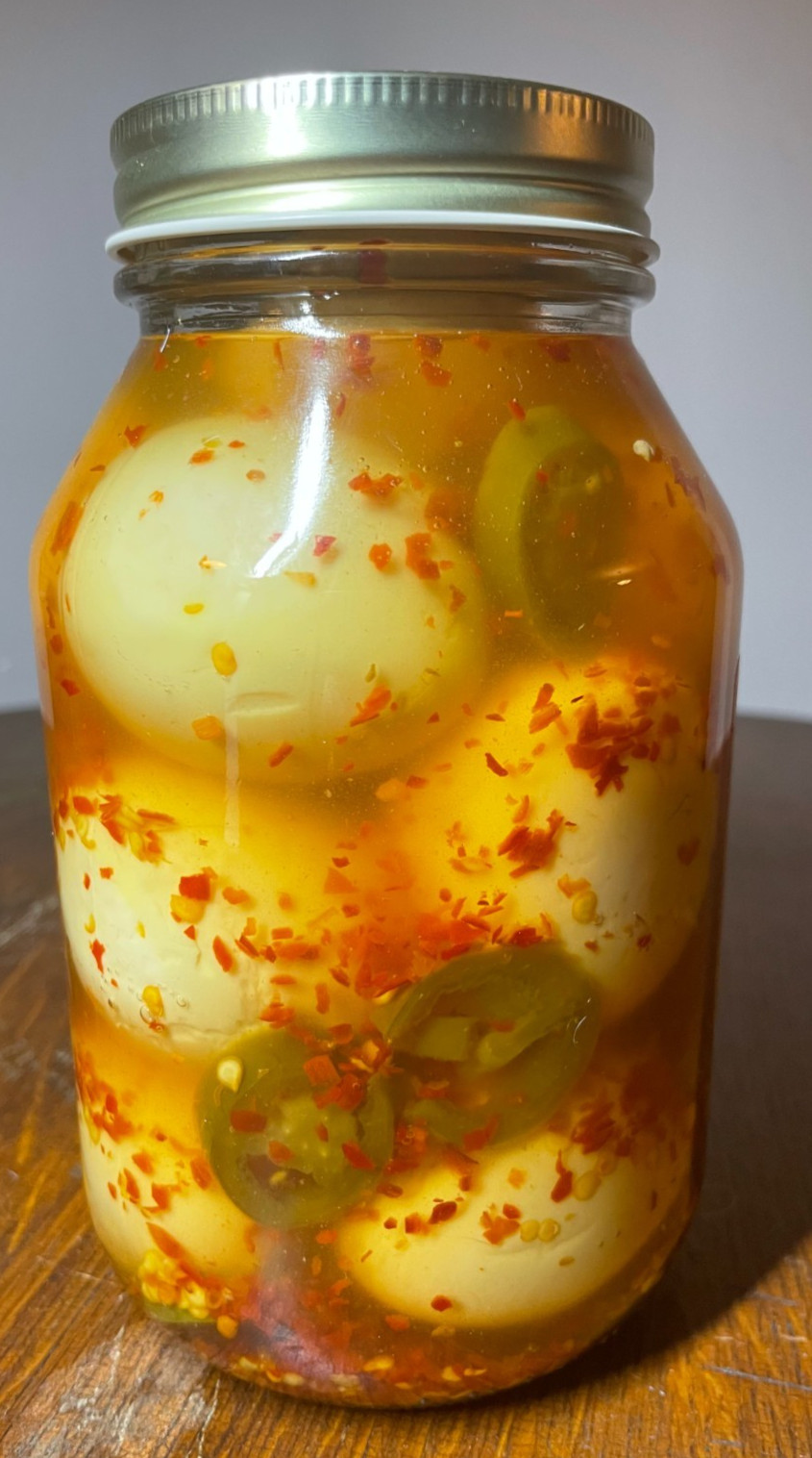 The Dutch Kettle Pickled Jalepeno Eggs & Red Hot Smoked Polish Sausage | 2-Pack