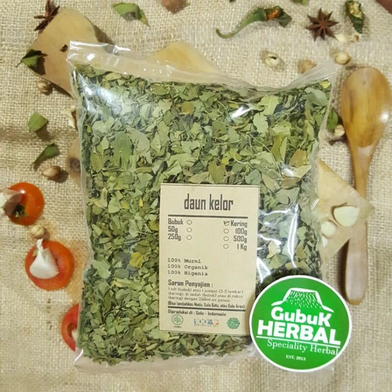 Kelor Leaves Dried Natural Organic Herb Spices Fresh Pure Hygienic Premium