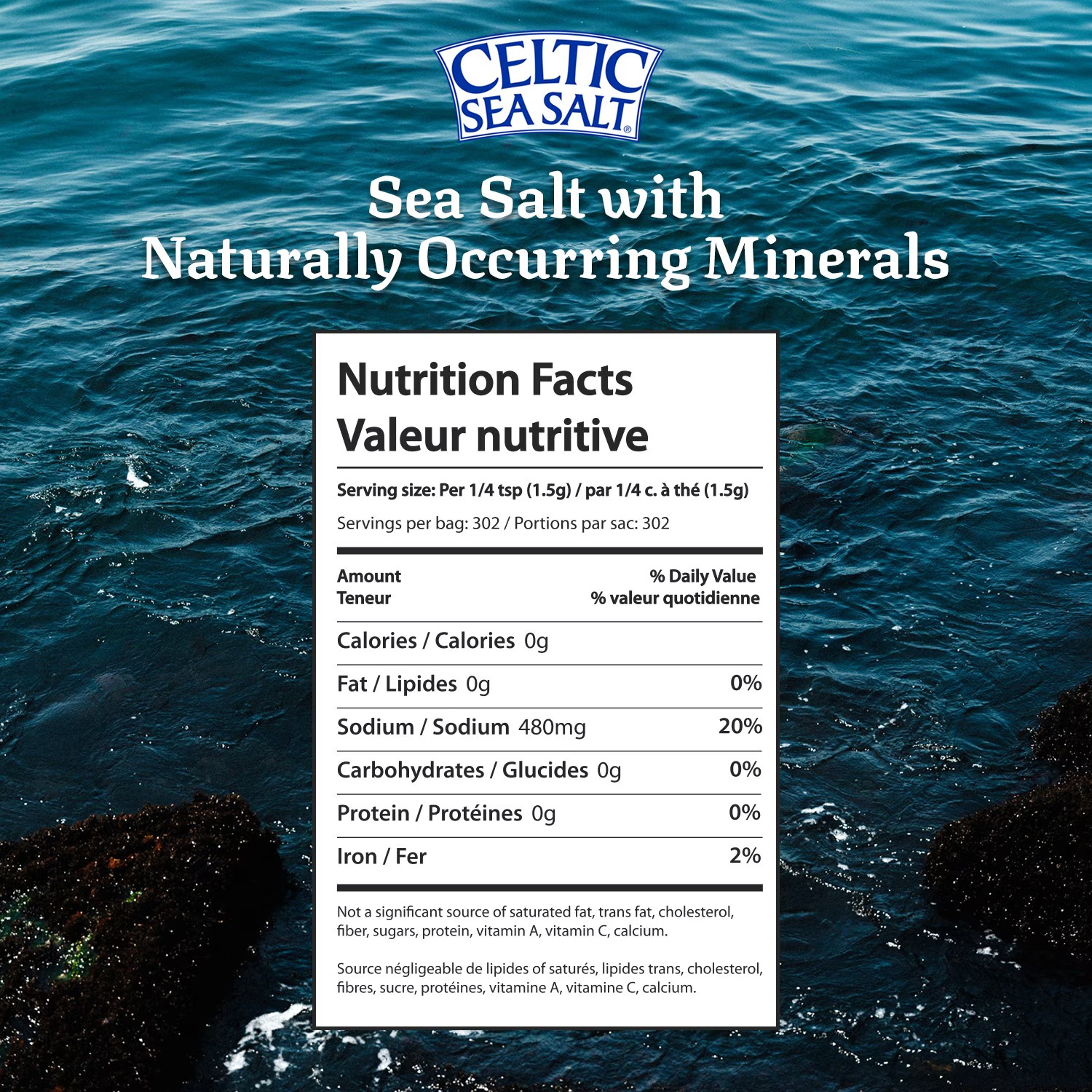 Celtic Sea Salt Light Grey Sea Salt Resealable Bag Kosher Certified 1 lb @@