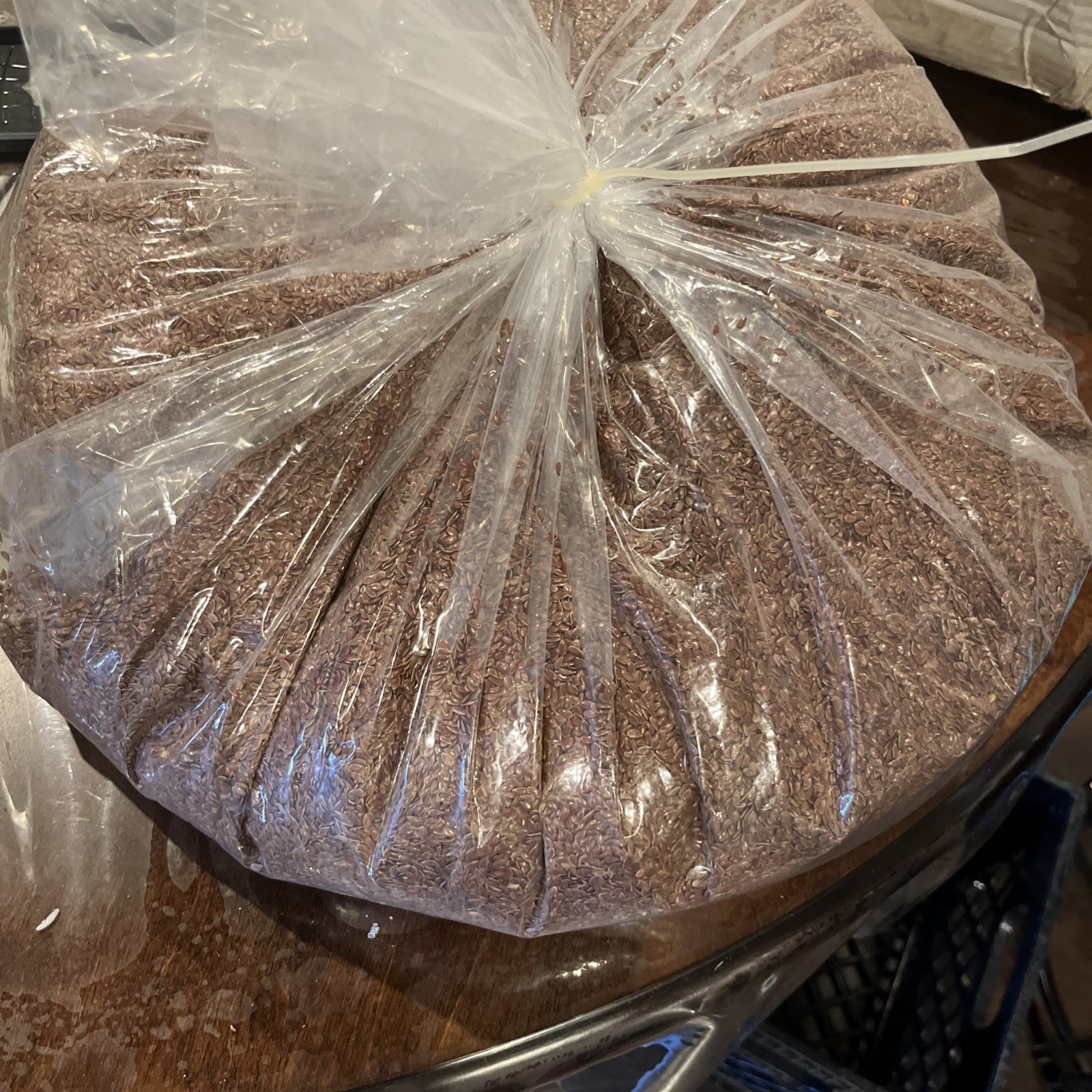 Brown Flax Seeds Whole Grain Seed Flaxseed NON GMO Linseed 25lbs.