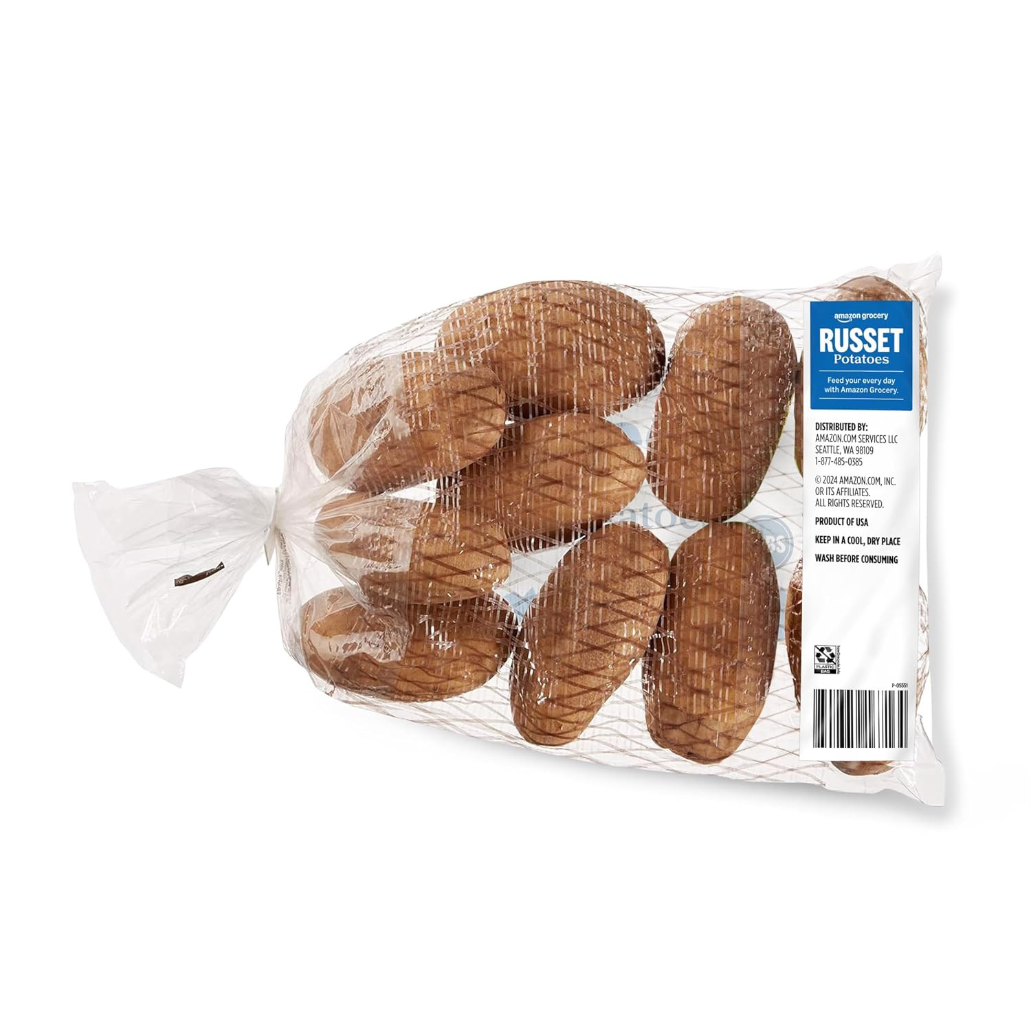 Amazon Grocery, Russet Potatoes, 5 Lb