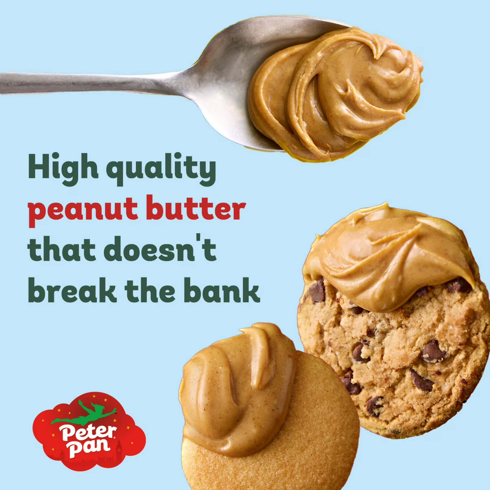 (2 pack) Peter Pan Gluten Free Crunchy Peanut Butter, Crunchy 40 oz Jar orignal