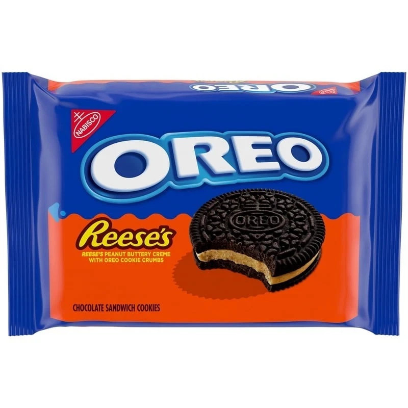 OREO REESE’S Peanut Buttery Creme Chocolate Sandwich Cookies, 12.35 Ounce