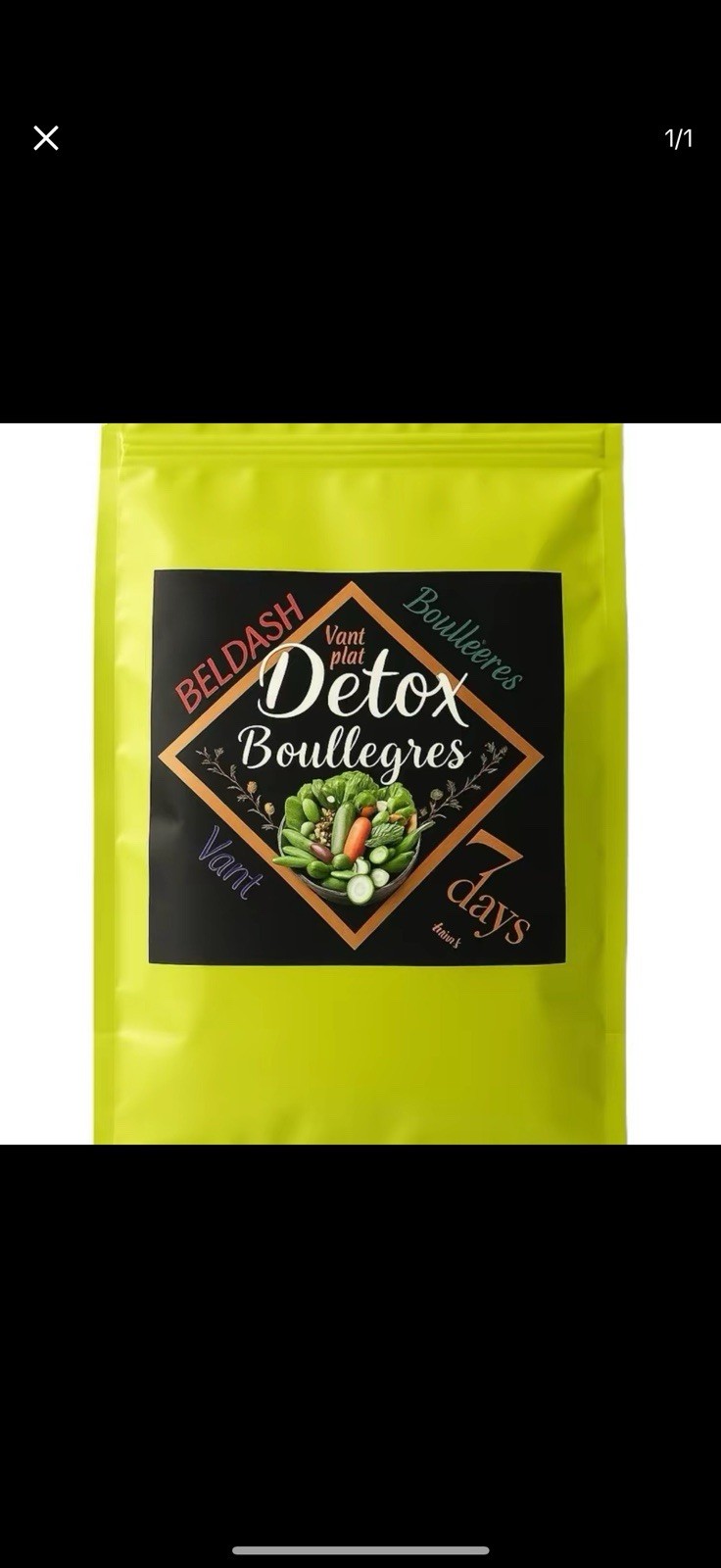 Princess Dalle & BELDASH 14 Day Flat Tummy Tea Detox Boullegres Bagged Tea