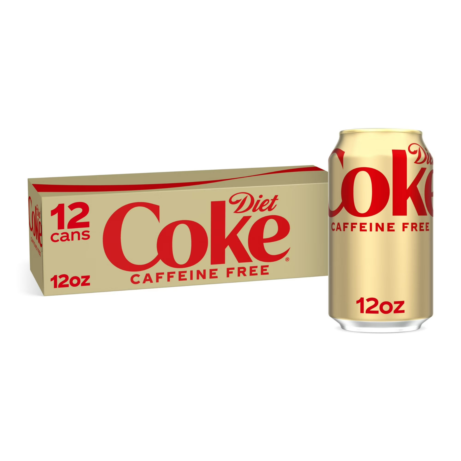 Diet Coke Caffeine Free Soda Pop, 12 fl oz, 12 Pack Cans SAMEDAY SHIPPING!!!!!