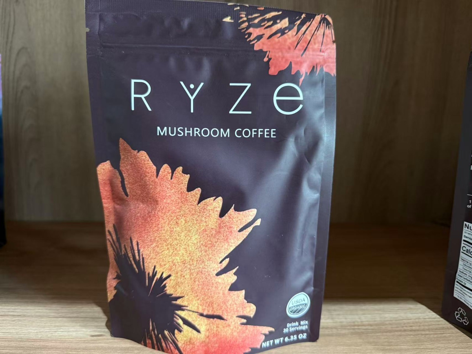 Organic Rize Mushroom Coffee Bright and Smooth 30 Servings for Gut Health Focus