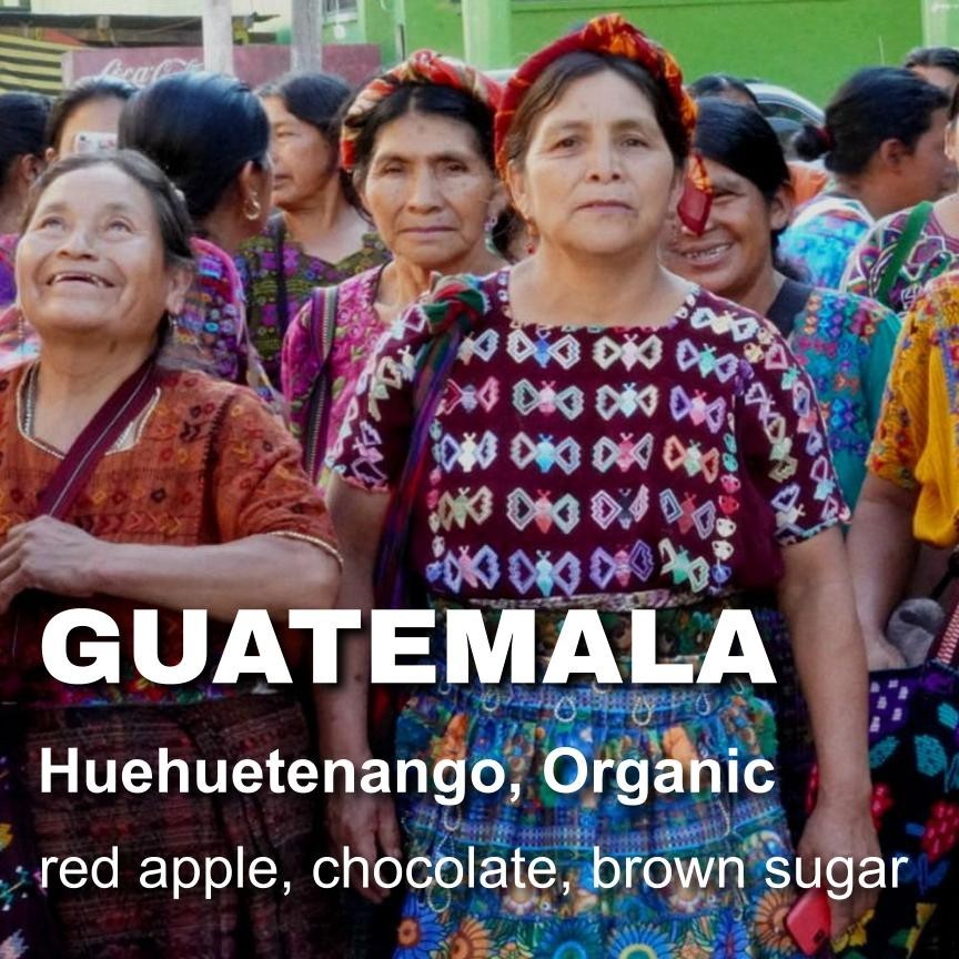 Guatemala Huehuetenango unroasted green coffee beans, Organic, coop-grown, 4lbs