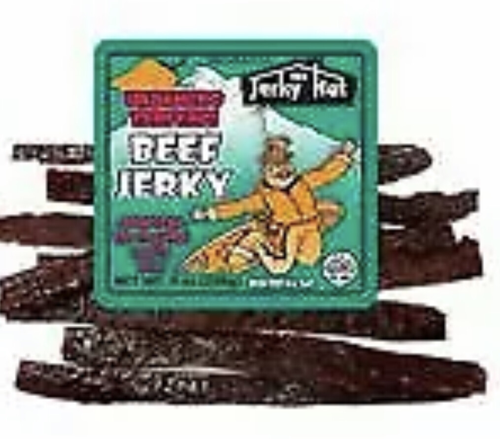 Habanero Teriyaki Jerky Hut Beef Jerky 1/2 Pound Bag 8oz ~Kowifornia Gal~ ~Hot~